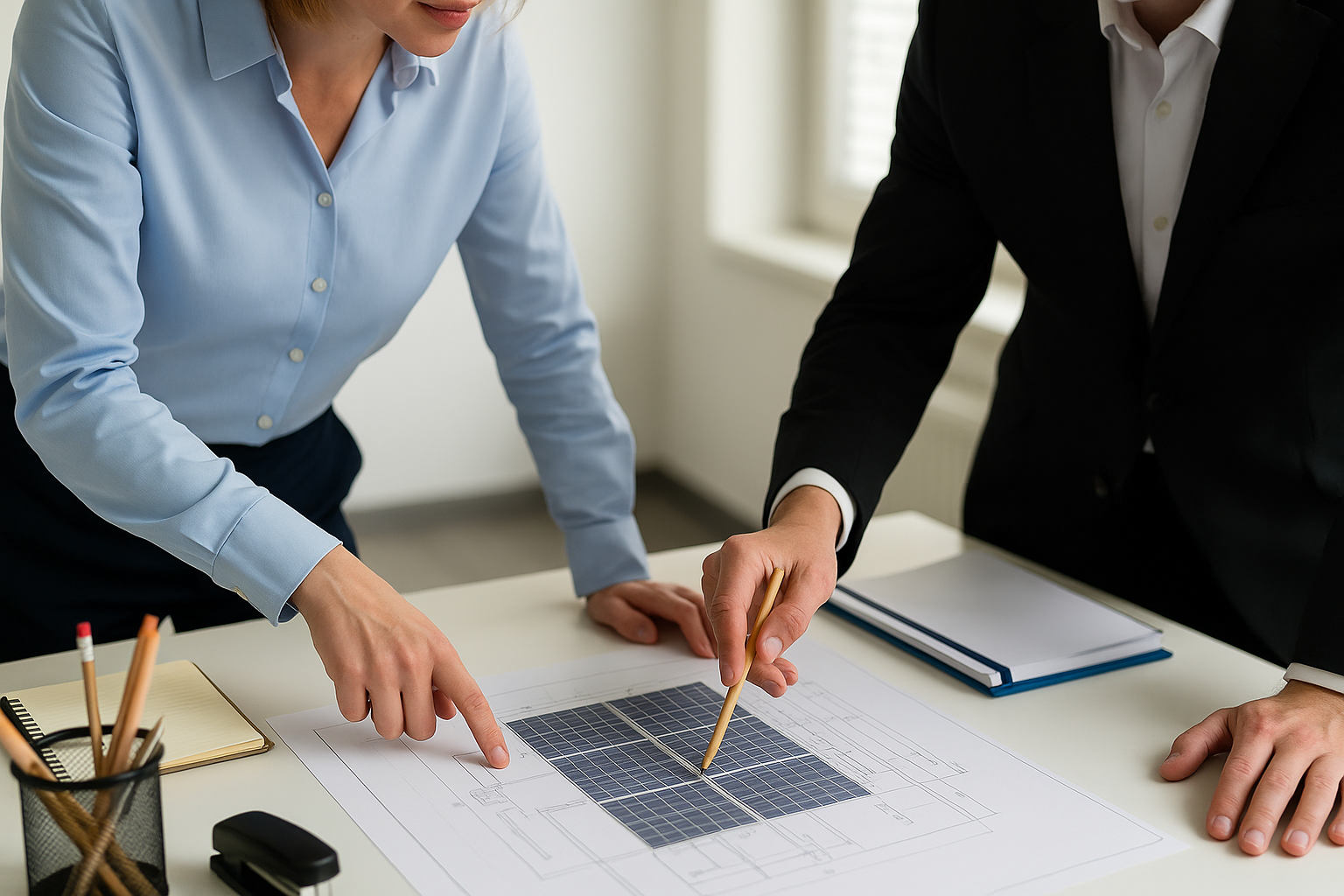 Tým inženýrů a energetiků – spolupráce